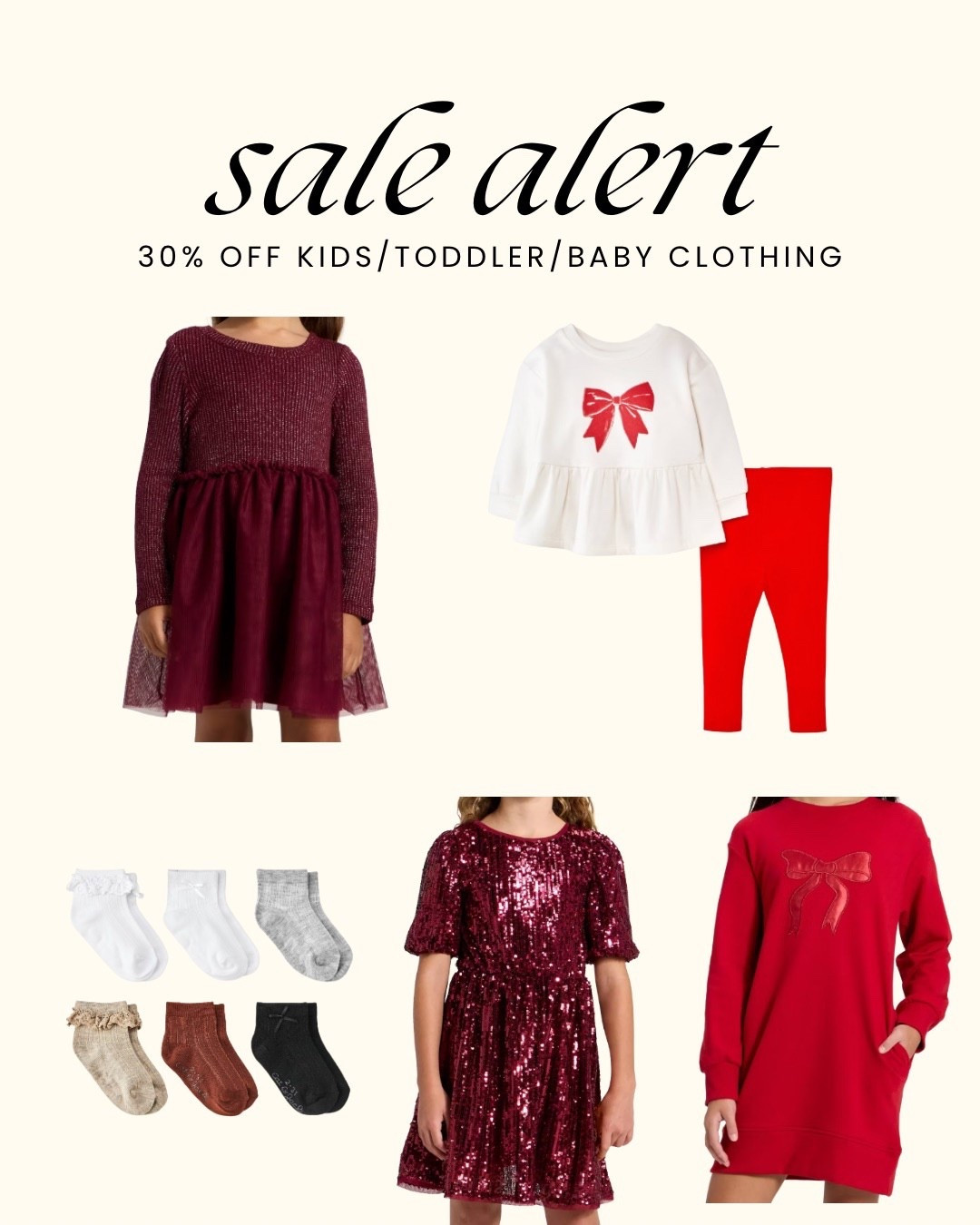 30% off kids, toddler and baby clothing from Target 

#LTKGiftGuide #LTKKids #LTKSaleAlert