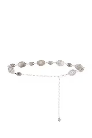 Lovers and Friends Charlotte Chain Belt in Silver from Revolve.com | Revolve Clothing (Global)