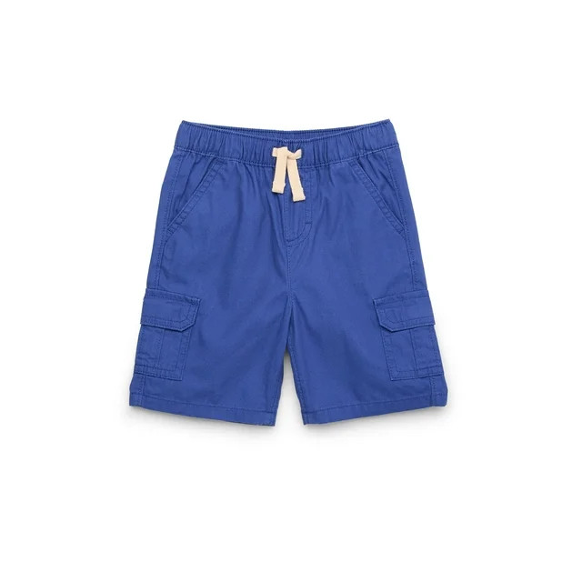 Wonder Nation Toddler Boys Cotton Cargo Shorts, Sizes 12M-5T | Walmart (US)