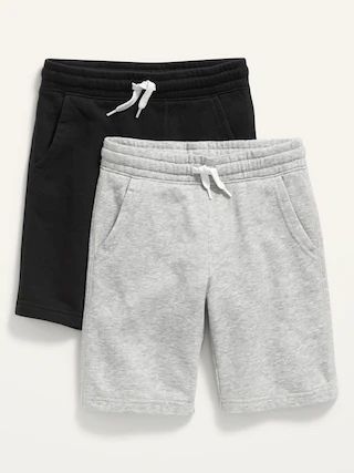 2-Pack Fleece Jogger Shorts for Boys (At Knee) | Old Navy (US)