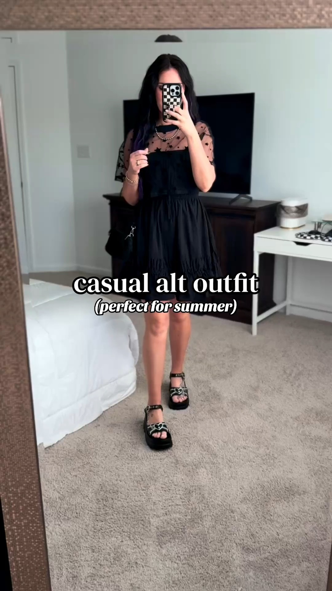 The perfect summer outfit for my alternative girls. Not to mention the cutest punk rock sandals!￼

#LTKootd #LTKmomlife #LTKSeasonal