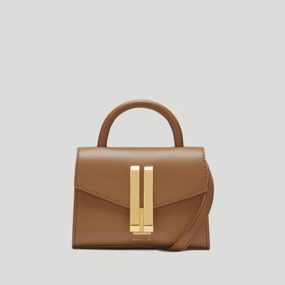 DeMellier The Nano Montreal in Deep Toffee Smooth Leather Mini & Nano bag | DeMellier