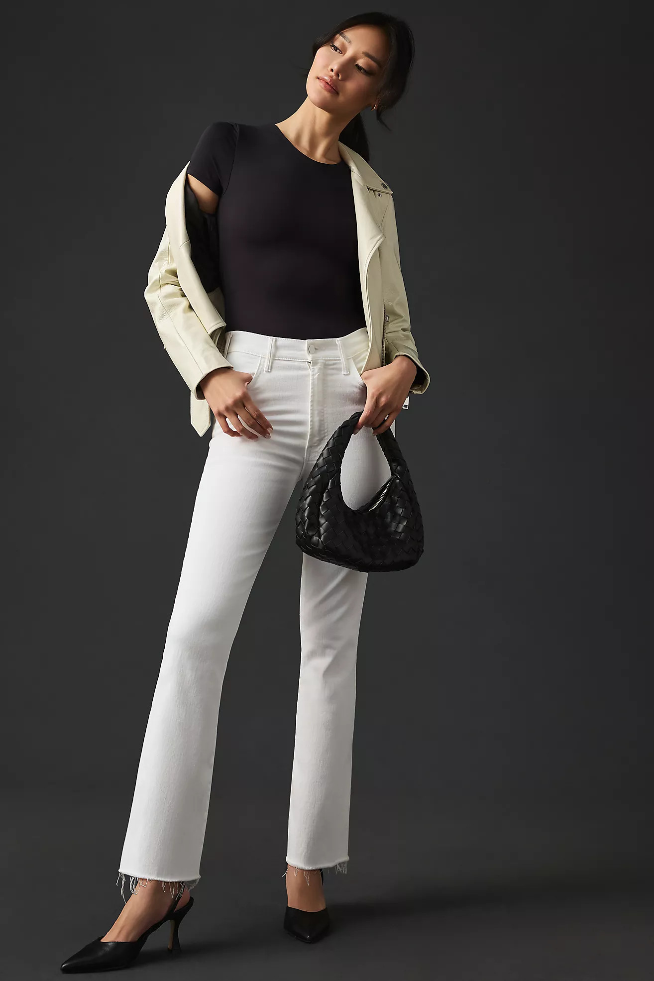 MOTHER The Hustler High-Rise Ankle Jeans | Anthropologie (US)