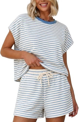 Sweetmoon Shorts Sets Women 2 Piece Outfits Matching Sets | Vacation Travel Outfit, Cruise Wear, ... | Amazon (US)