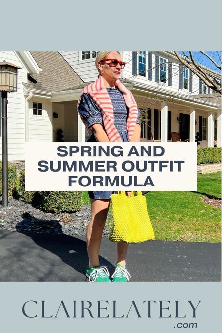 If you ever find yourself in an outfit rut, throw on a dress and sneakers - will leave you feeling elevated AND comfortable 

See more everyday casual outfits on CLAIRELATELY.com

Nap dress, Shopbop, Amazon bag, minnow stripe sweater, adidas sneakers, bombas no show socks, red sunglasses 

#LTKSeasonal #LTKover40 #LTKshoecrush