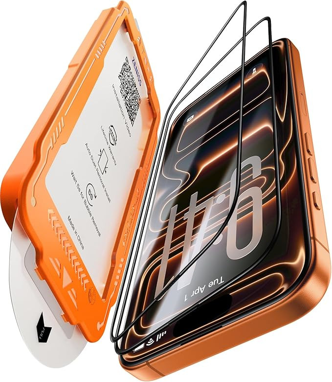 NeverBreak 9H+ Hardness for iPhone 17 Pro Max Screen Protector 12FT Military Grade Protection (Sc... | Amazon (US)