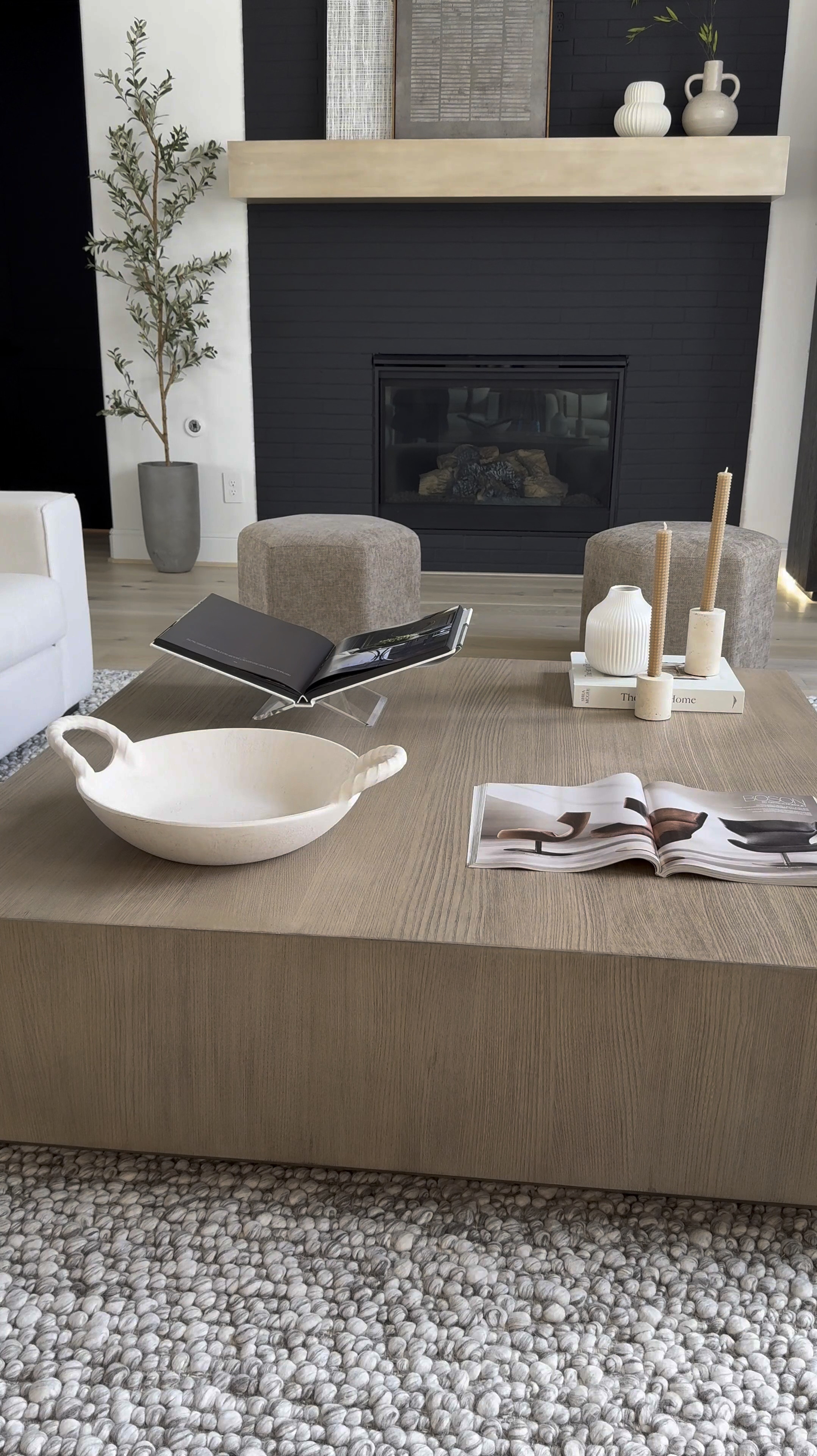 ☺️

If you’ve been searching for a neutral, textured, all season, comfortable, and soft rug, this is the rug for you!!!! 

I’ve gone through so many rugs over the years and I think I’ve found on the perfect one for this space! 😩… I love it so much… I’m definitely not changing it 😅… matter of fact, I think I’m gonna add this rug to every room! 😆 … it also comes in Beige Ivory color! This one is the Charcoal. ….#LTKVideo 

#LTKSeasonal #LTKHome