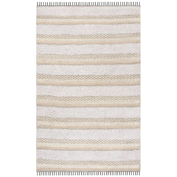 Boettcher Hand-Tufted Cotton Ivory/Beige Area Rug | Wayfair North America