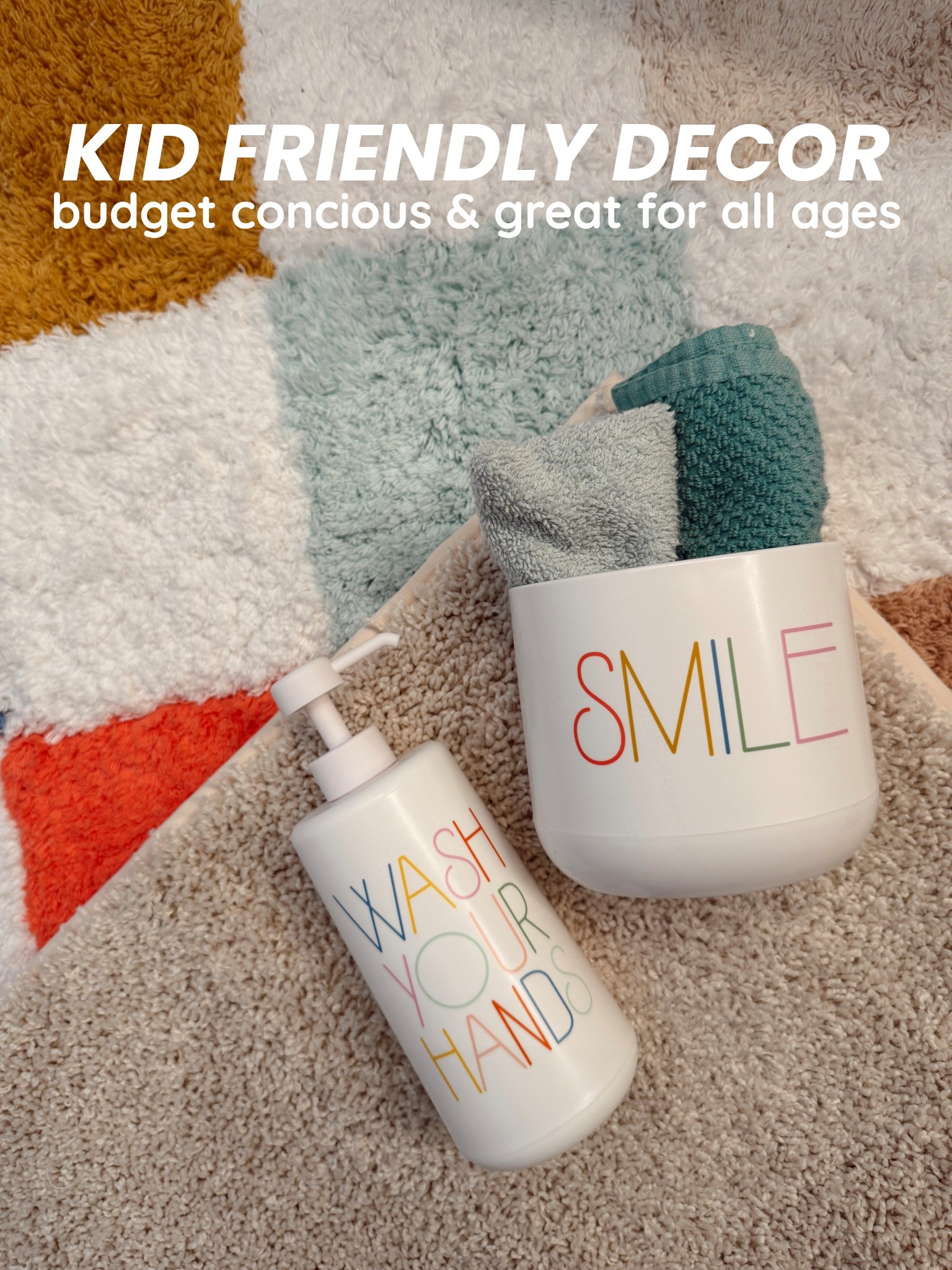 Bathroom glow-up, kid edition 🚿✨ Keep it neutral so it grows with them—or mix in florals, outer space, or trucks for a more playful vibe. Gender-neutral basics mean versatility, but you can always add fun accents to match their personality. Shop links for more options to complete the look! 🧡✨


#LTKHome #LTKStyleTip #LTKFamily