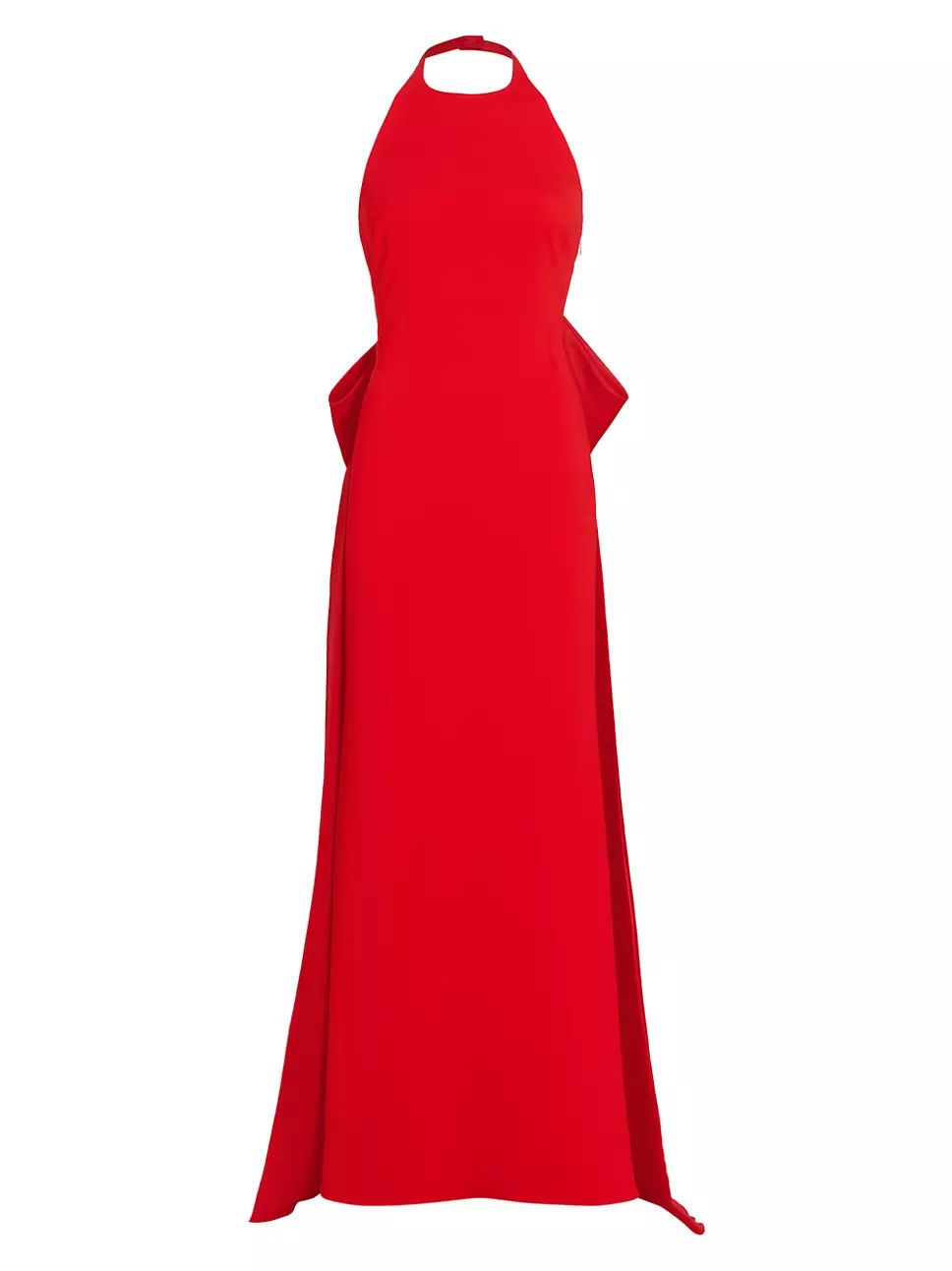 Crepe Bow Back Gown | Saks Fifth Avenue