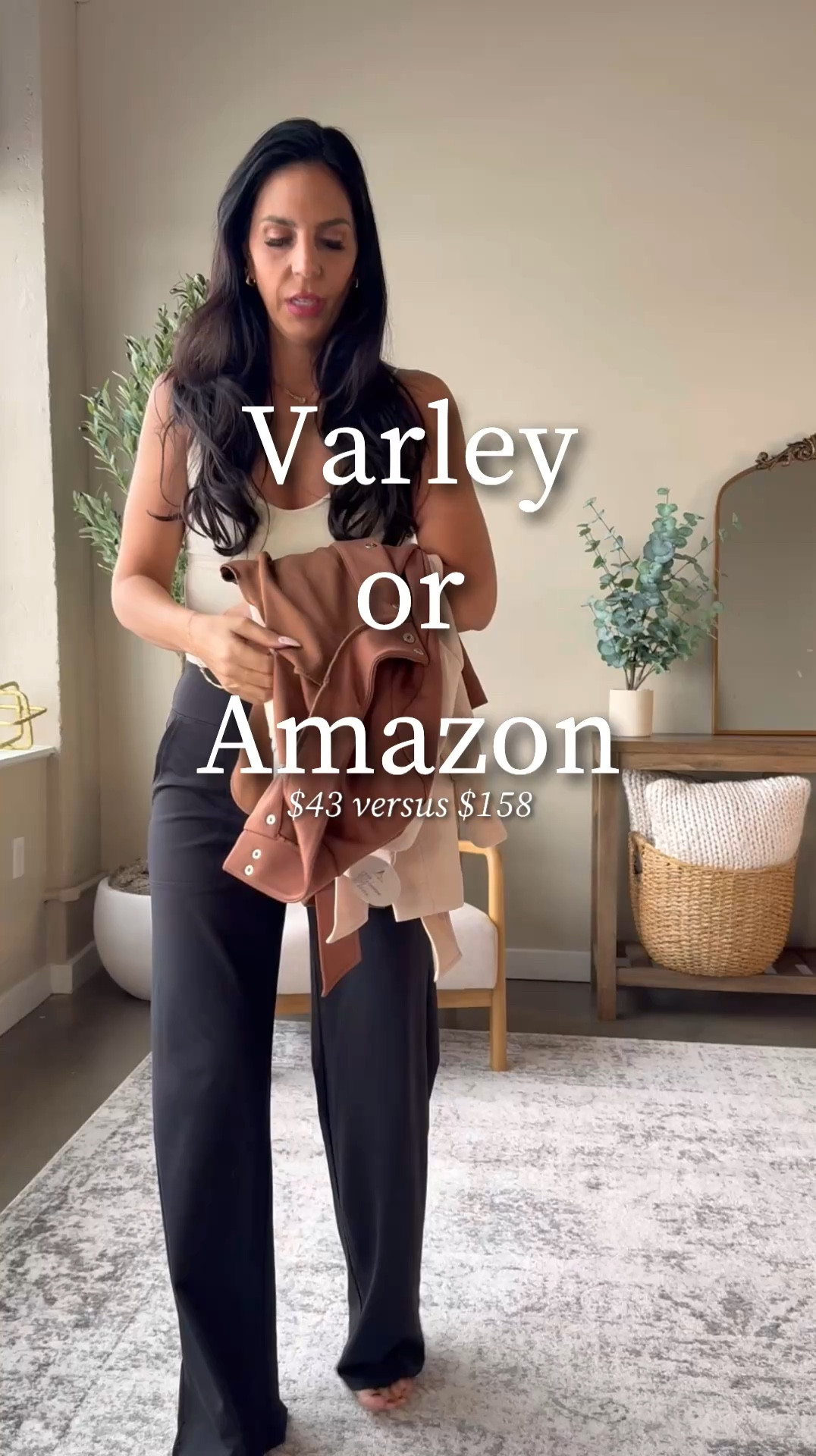 Varley Look for less work as workwear and casually 
Small top 
Pants- medium tall
Leggings - small 

#LTKU #LTKOver40 #LTKFindsUnder50

#LTKWatchNow #LTKU #LTKFindsUnder50