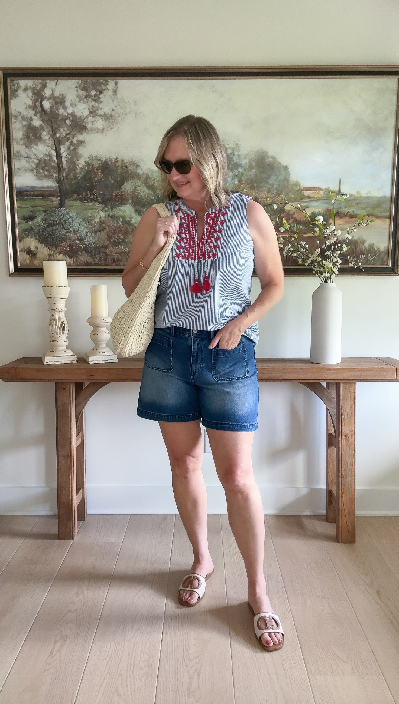Elevated Casual Summer Styling: 4 Pieces, 4 Outfits from @talbotsofficial. ☀️ Perfect for the hot summer season!  Shop the 40% off sale going on now!

#talbotspartner #talbots #ad #mytalbots
#midsize  

 #LTKMidsize #LTKTall