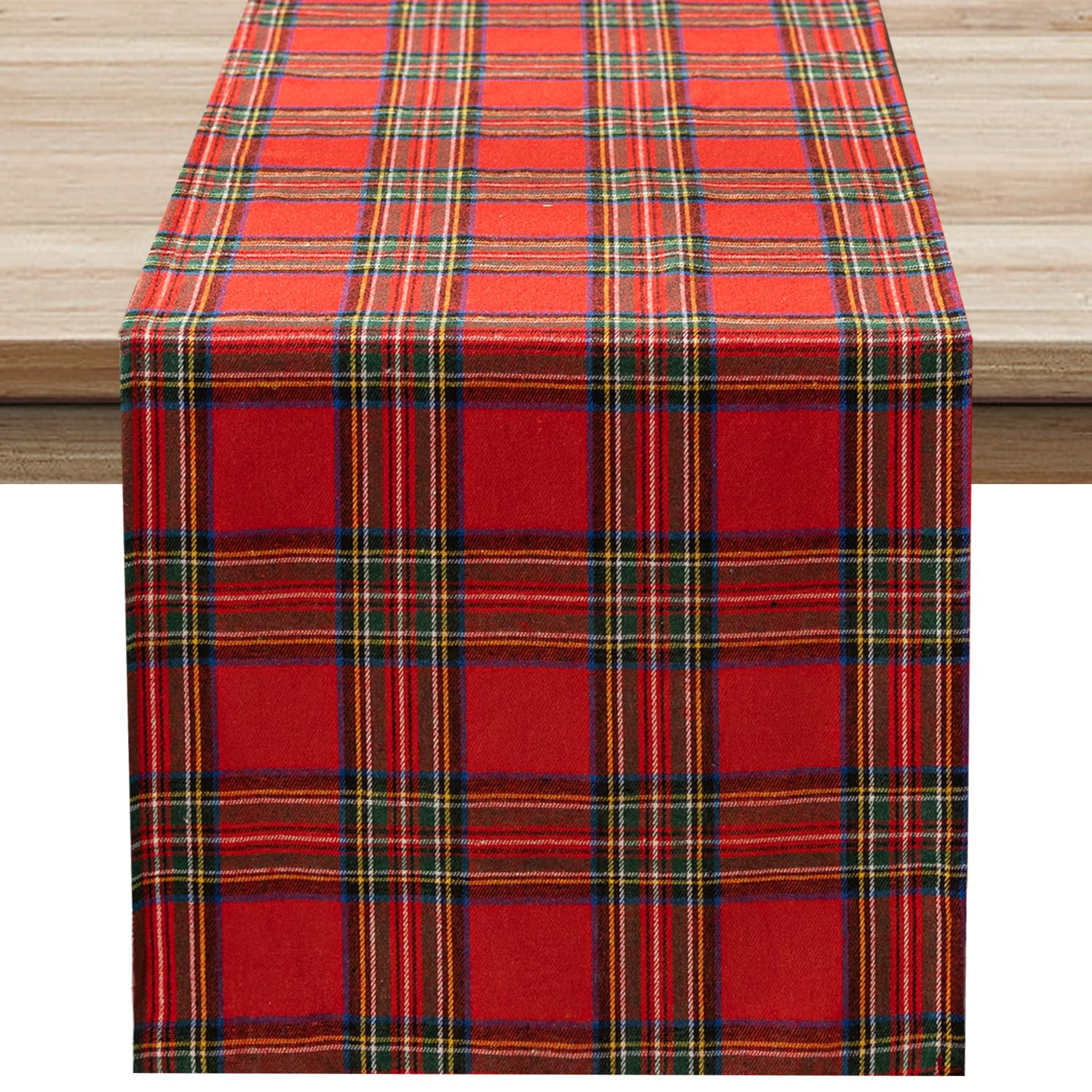 Softalker Christmas Checkered Tartan Table Runner - Red Buffalo Plaid Xmas Stain Resistant Washab... | Amazon (US)