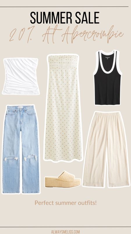 Abercrombie is having a sale on almost everything! I love so many of their new arrivals! Loving these outfits for the summer. The dress is super cute! 

Abercrombie 
Sale Alert
Women’s Outfits for Summer

#LTKSaleAlert #LTKStyleTip #LTKSeasonal