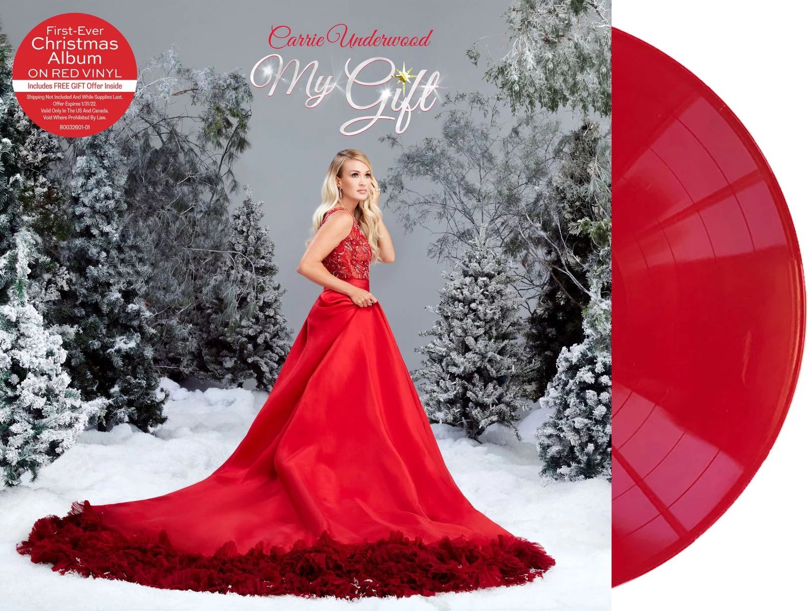 Carrie Underwood - My Gift (LP) (Red) - Vinyl | Walmart (US)