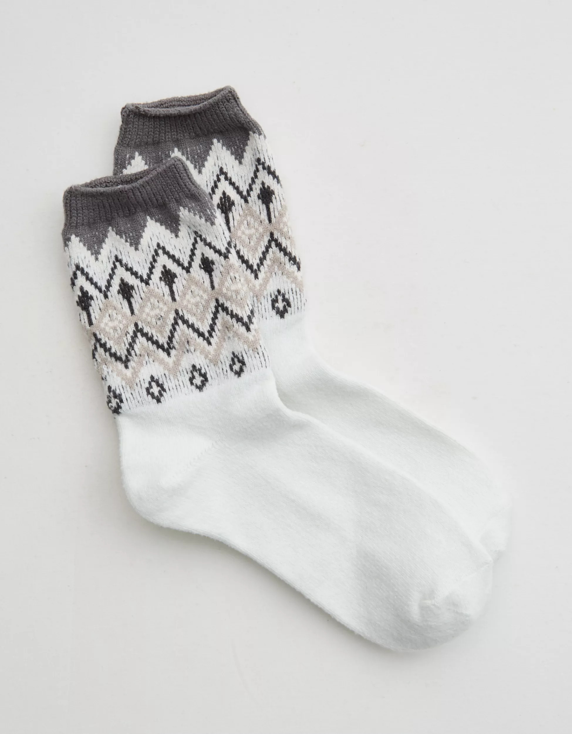 Aerie Crew Fairisle Socks | Aerie
