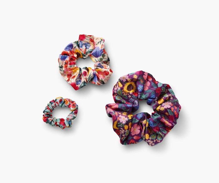 Blossom Silky Scrunchie Set | Rifle Paper Co. | Rifle Paper Co.