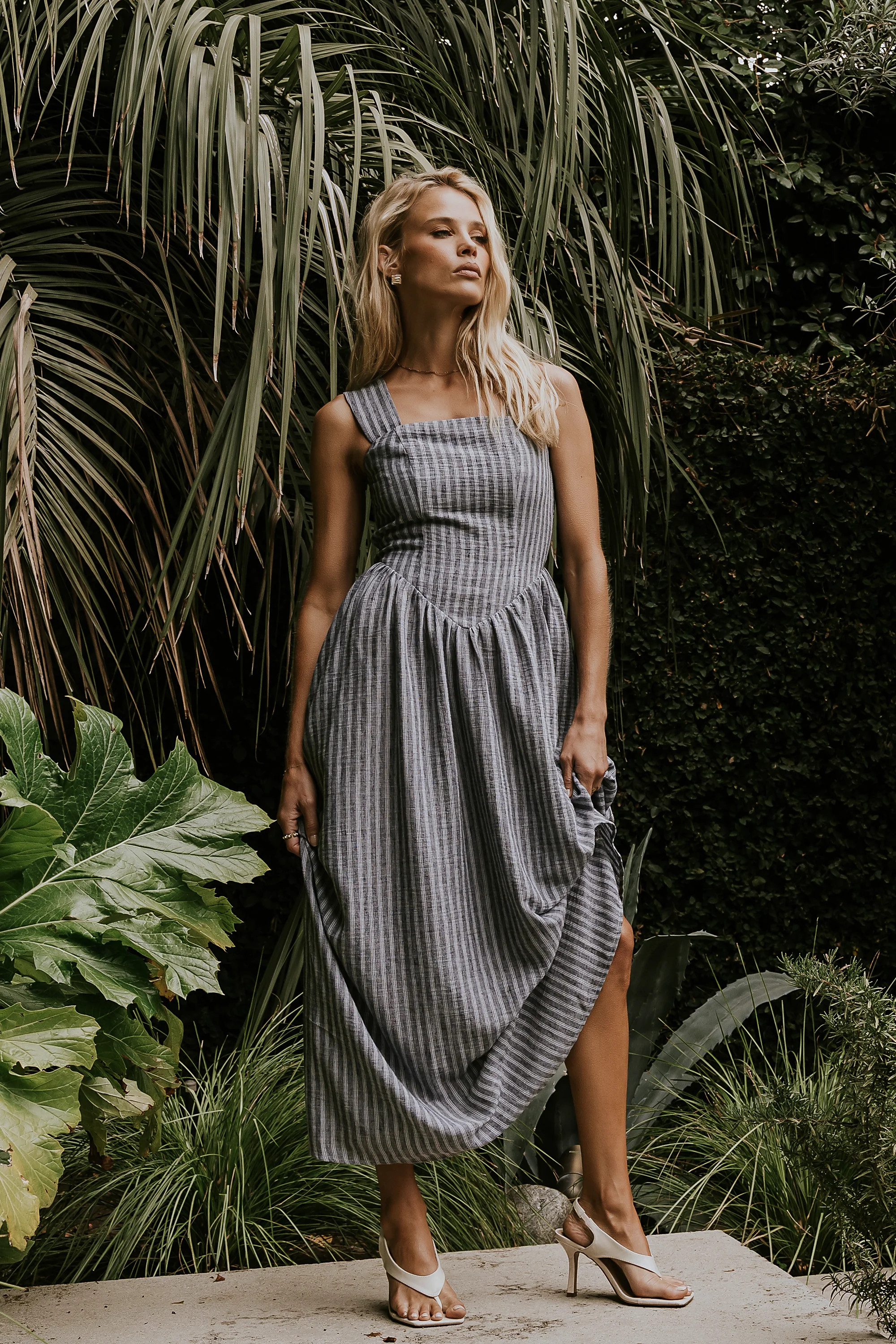 Cecelia Striped Midi Dress | Böhme US