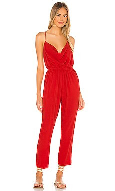 Indah Poe Jumpsuit in Fire from Revolve.com | Revolve Clothing (Global)
