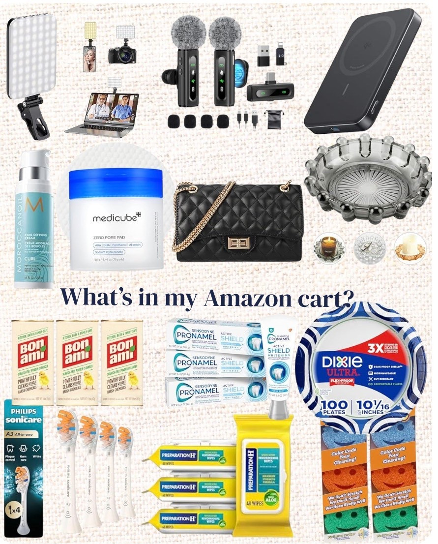 Amazon big spring sale finds. Hurry these items won’t last long. Home cleaning essentials, beauty and hair products. Content creation products. My favorite is the portable charger  

#LTKHome #LTKSaleAlert #LTKBeauty