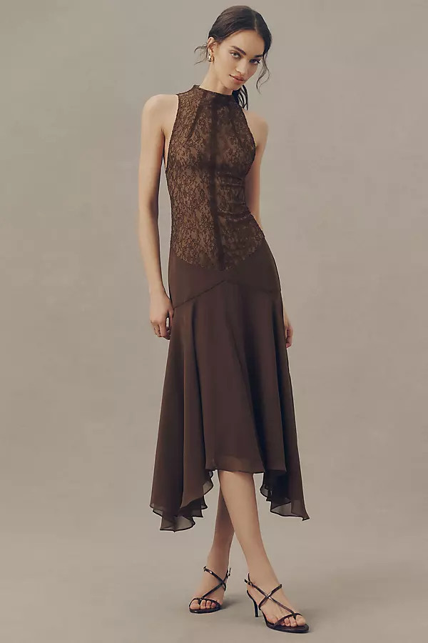 De La Vali Chandra Midi Dress | Anthropologie (US)