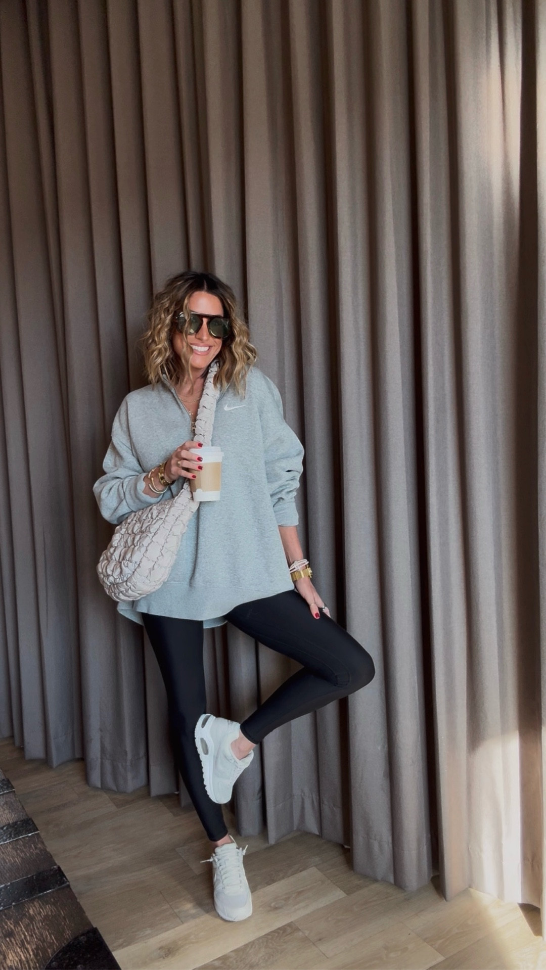 Looove this new Nike half-zip! Wearing size medium, it’s 20% OFF at checkout. Also found some cute similar options from Amazon! 

#LTKStyleTip #LTKSeasonal #LTKShoeCrush