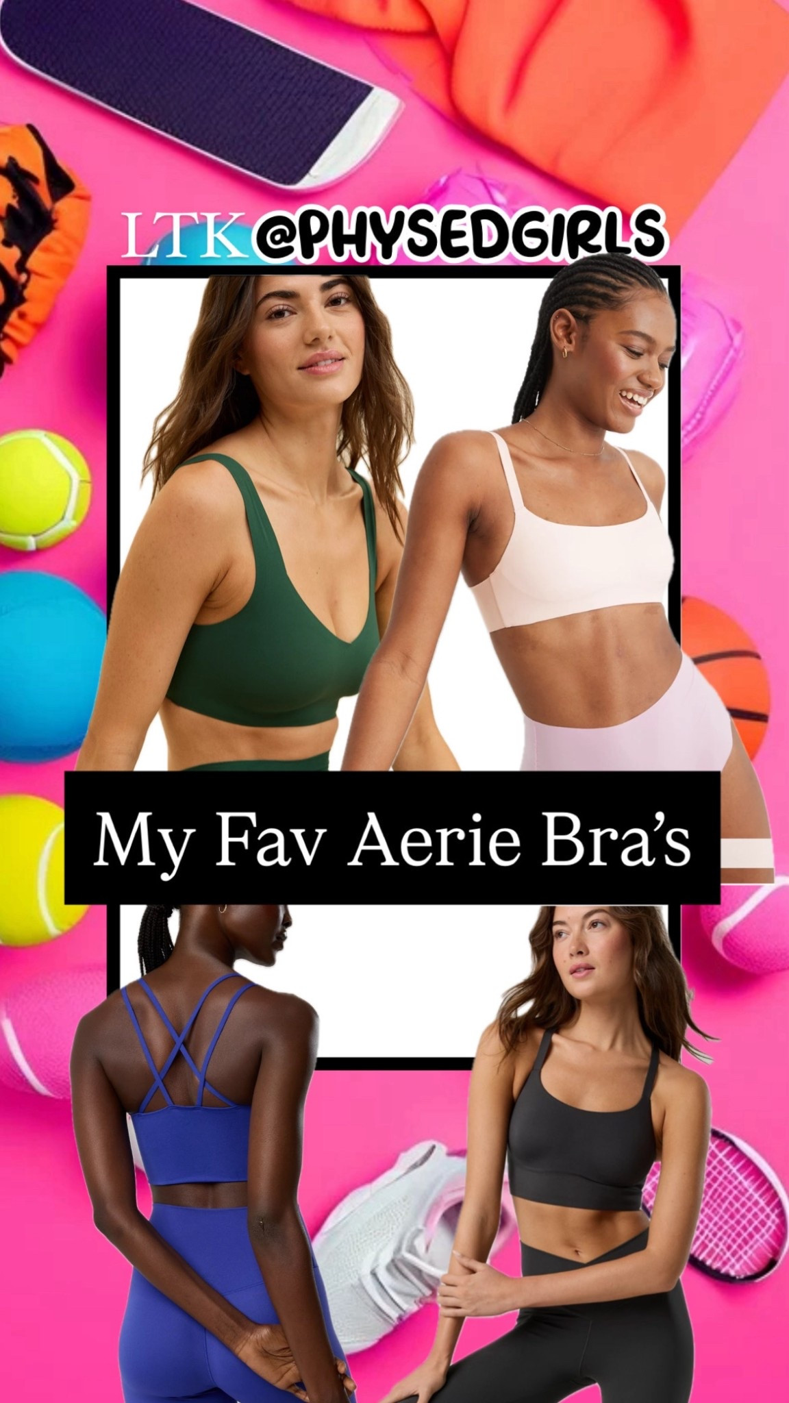These @aerie bras are a PE teachers dream! They’re all I wear! 

The most comfortable ever. I’m obsessed with these! 

#LTKSeasonal #LTKActive #LTKSaleAlert
