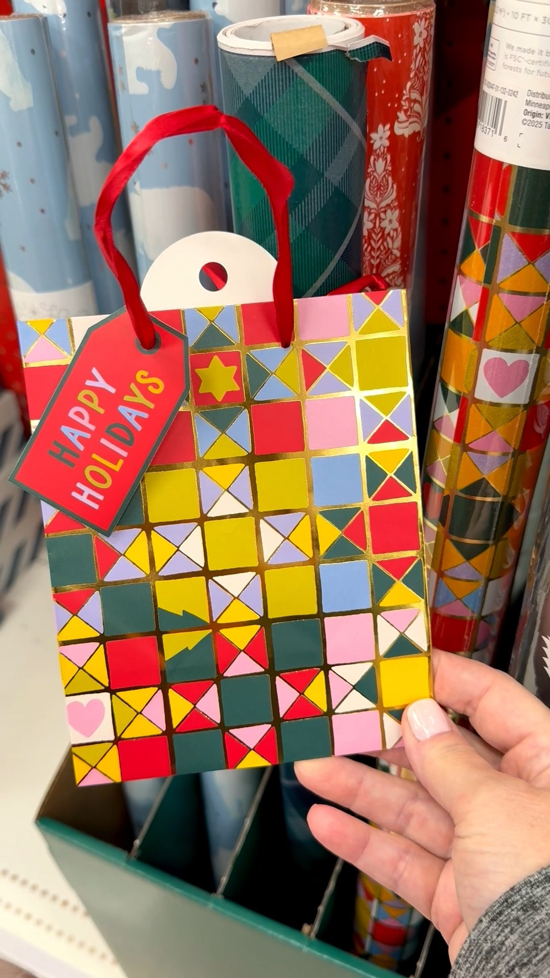 Mosaic gift wrap for the holidays? Yes please! 😍

As a mosaic artist it always excites me when I see a mosaic design used on products like gift wrap. This paper and gift bag also look like a quilt. For mosaic tips, tutorials + inspiration please visit my YouTube channel: YouTube.com/julieweilbacher. Follow @julieweilbacher on Instagram for all things mosaic art.

#giftwrap #christmasgiftwrap #christmasgiftbag #christmasgifts #christmasgiftbox #mosaic #target #budgetwrappingpaper #lastminutegiftwrap #giftpaper

#LTKHoliday #LTKFindsUnder50 #LTKGiftGuide