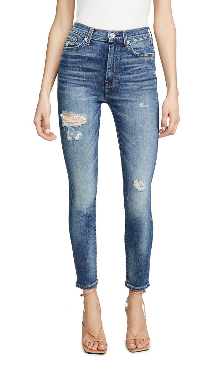 High Waist Ankle Skinny Jeans | Shopbop