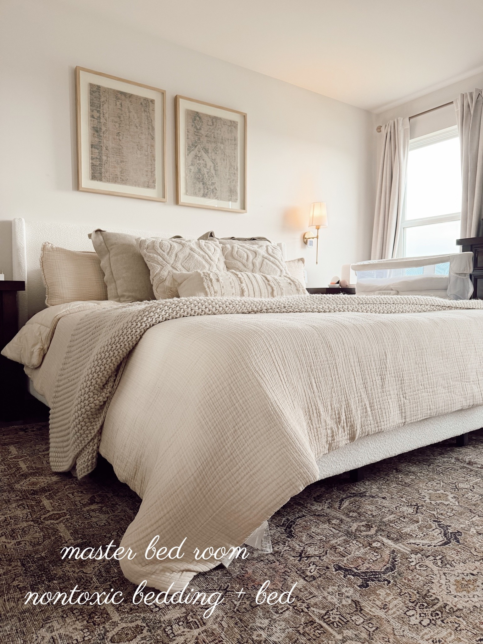 linking our master bedroom upgrades 🫶🏻 new organic mattress + new bedding! Opted for a cream instead of white for a warmer feel! 🤍

#LTKU #LTKHome