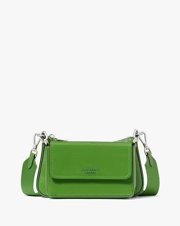 Double Up Patent Leather Crossbody | Kate Spade (US)