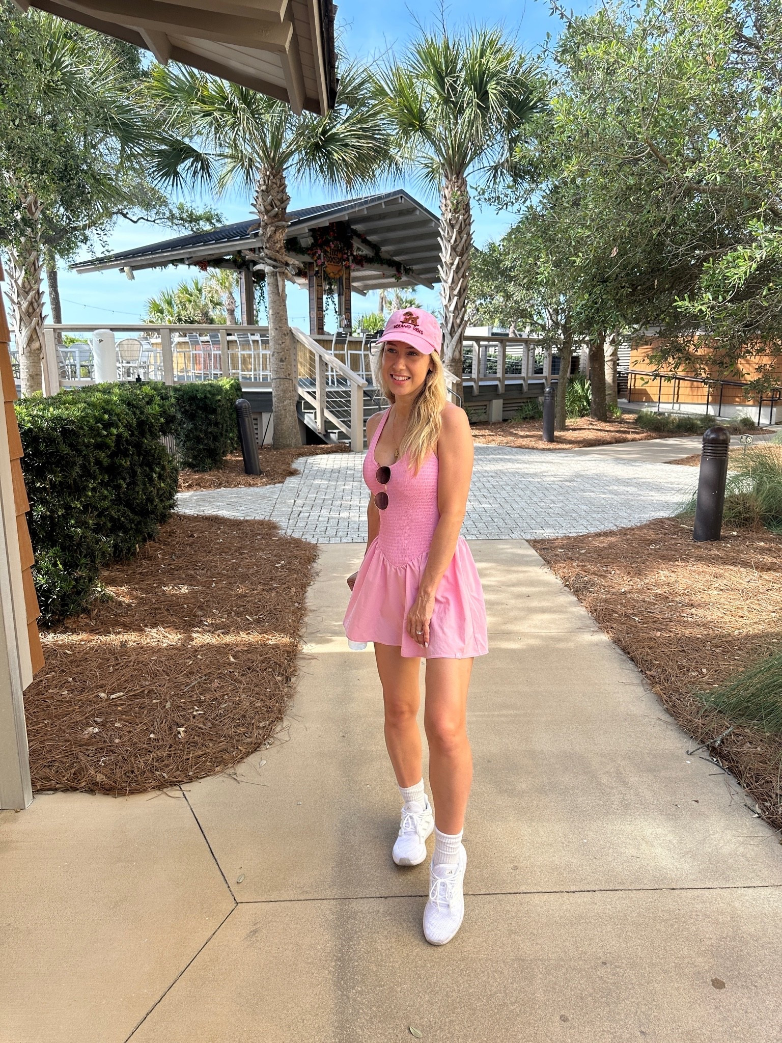 This activewear dress is no longer online so i linked a few other options for you by the same brand!! Perfect for morning walks, pickleball, and running errands. #activewear

#LTKSeasonal #LTKdayinmylife #LTKootd