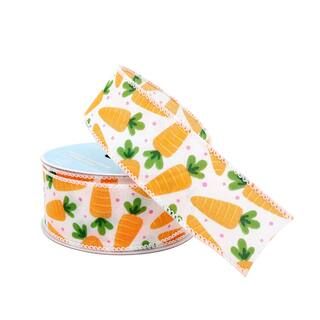 1.5" x 30ft. Wired Carrots Easter Ribbon by Celebrate It® | Michaels Stores