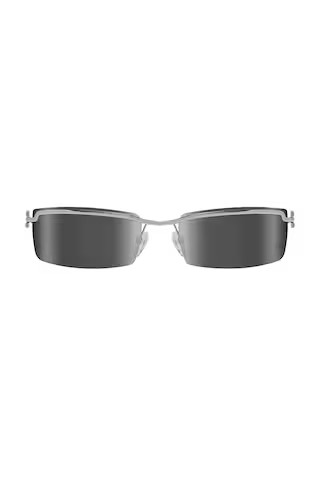 NRGY Riva Sunglasses in Chrome & Graphite from Revolve.com | Revolve Clothing (Global)