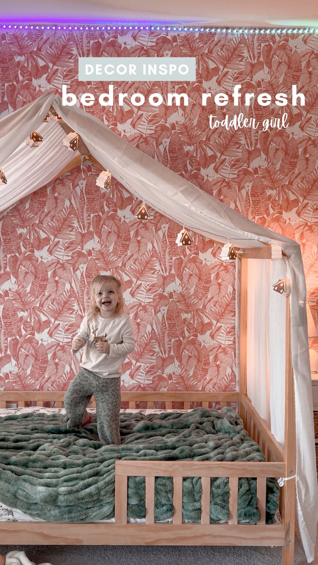 LOVE this bed for a toddler! It came with the fabric too! 

#LTKKids #LTKmomlife #LTKHome