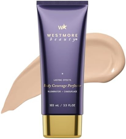 Westmore Beauty Body Coverage Perfector – Waterproof Leg & Body Makeup - Tattoo Cover Up Makeup... | Amazon (US)