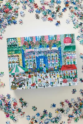 Michael Storrings Market in Bloom Puzzle | Anthropologie (US)