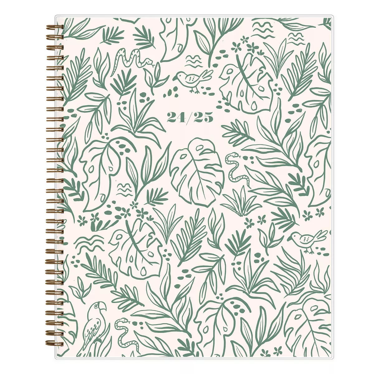 Blue Sky Sustainability July 2024 - June 2025 8.5"x11" Weekly/Monthly Wirebound Planner Clear RPE... | Target