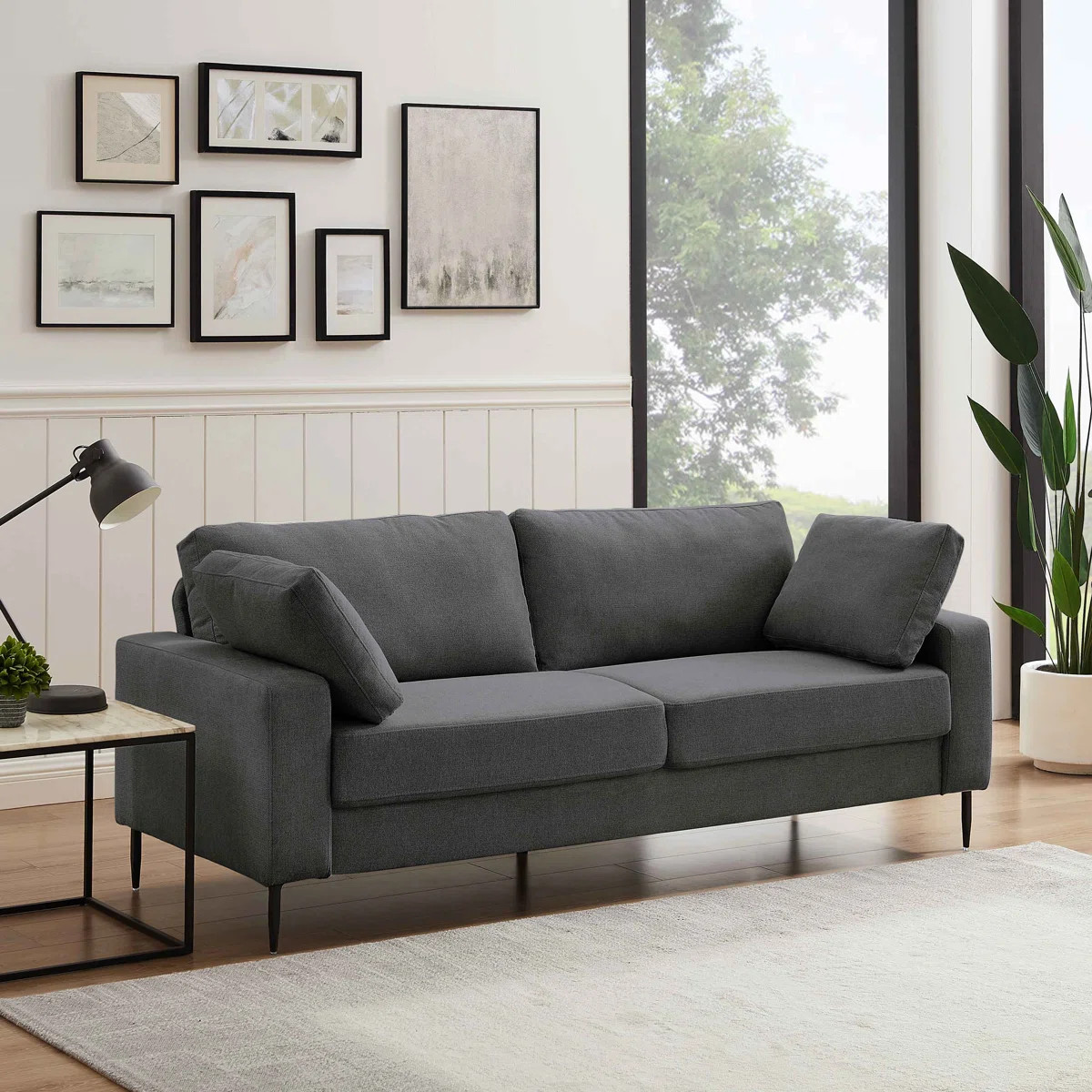 Jeses MINIMORE Modern Style Etta 84.3" Mid-Century Modern Design Sofa | Wayfair North America