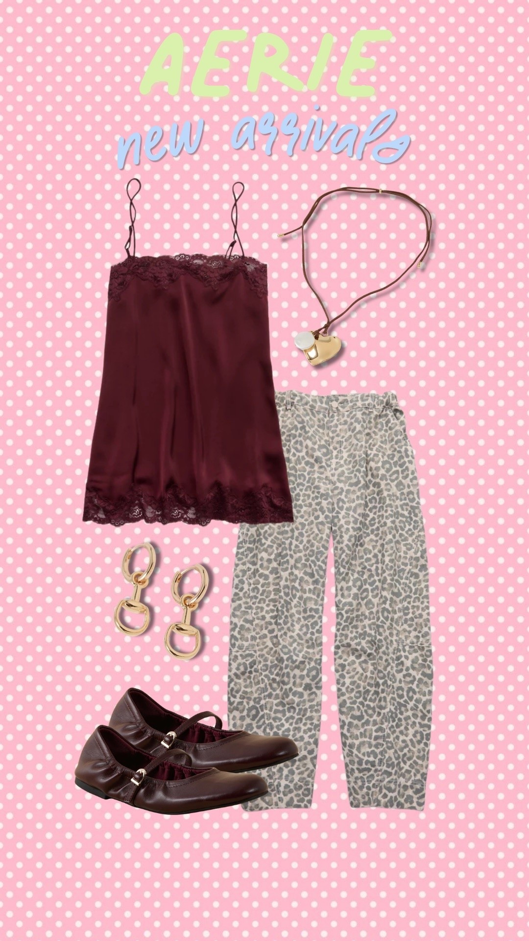 Aerie new arrivals are here! I’m loving the mix of burgundy, leopard print, gold jewelry, and cute ballet flats for an easy fall look. If you’re looking for Aerie clothing, Aerie outfits, women’s fall fashion, or cute new arrivals, these pieces are so fun to mix and match.

#LTKdayinmylife #LTKgrwm #LTKootd