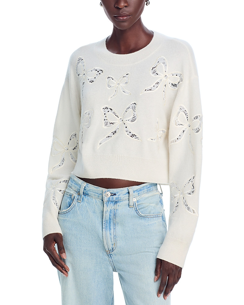 LoveShackFancy Parson Wool Blend Crewneck Sweater | Bloomingdale's (US)