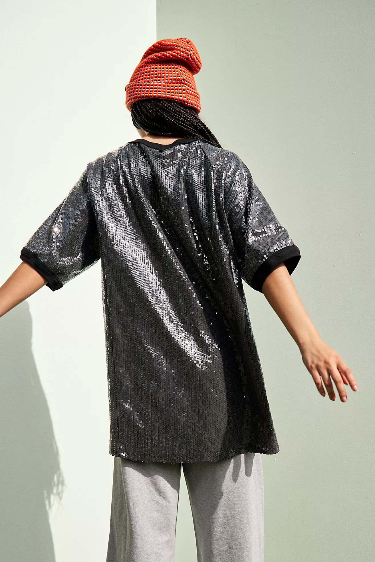 Sequin Run Off Tee | Free People (Global - UK&FR Excluded)