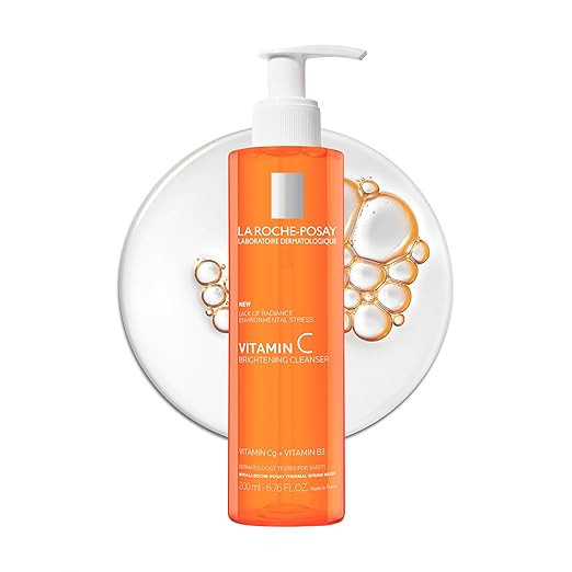 La Roche-Posay Vitamin C Brightening Face Wash, Gentle Foaming Facial Cleanser with Vitamin Cg an... | Amazon (US)