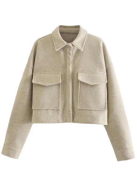 'Camile'' Thick Buttoned Jacket | Goodnight Macaroon