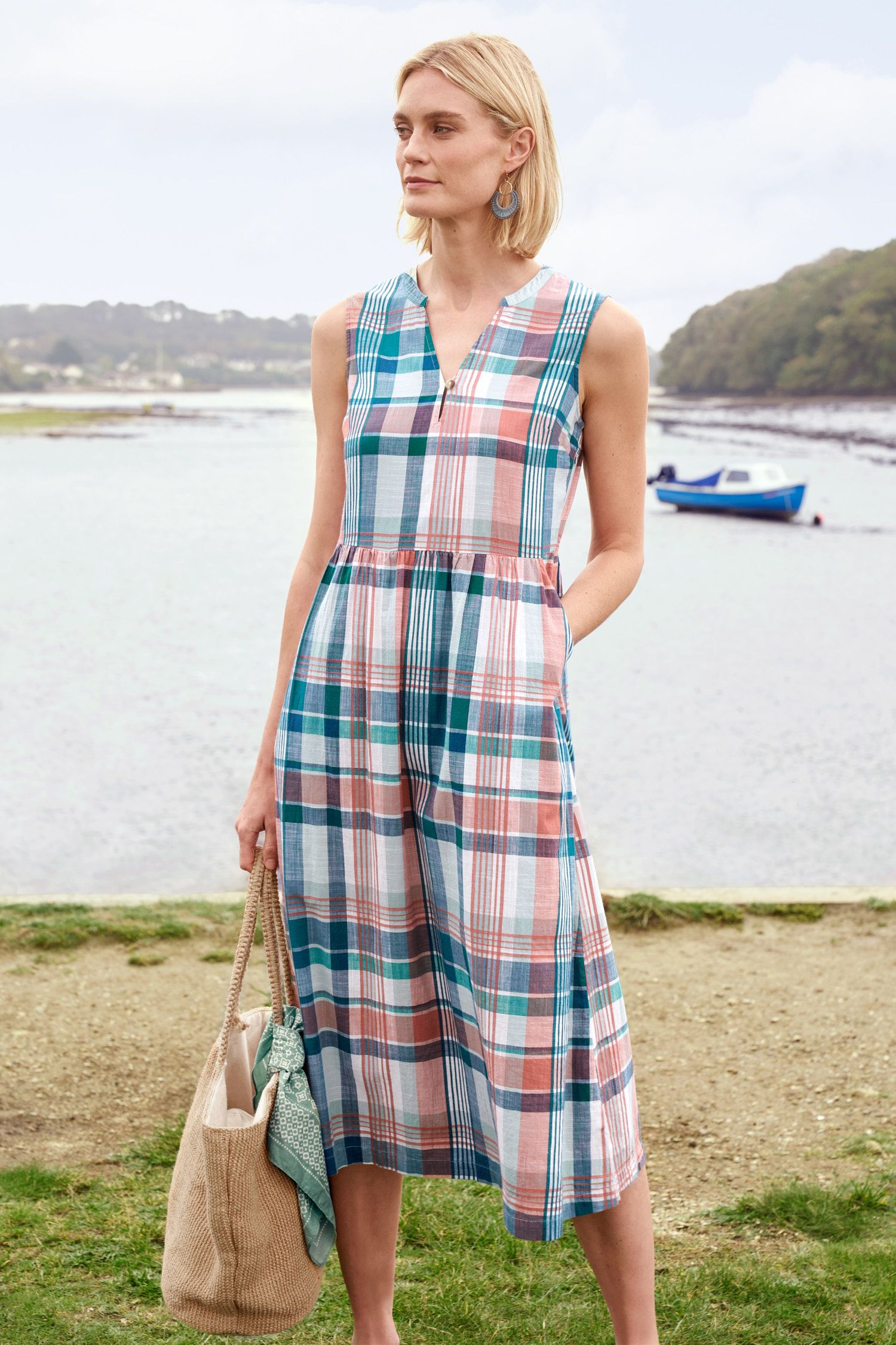 Bassett Wood Organic Cotton Dress (GOTS) | Seasalt Cornwall