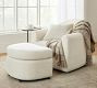 Gideon Upholstered Swivel Armchair | Pottery Barn (US)