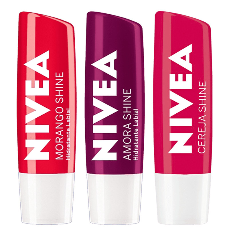 Kit com hidratantes labiais. Hidrata os lábios e garante uma proteção que dura o dia todo. | Beleza Na Web (BR)