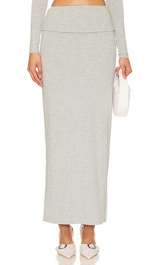 Esin Skirt in Heather Grey | Revolve Clothing (Global)
