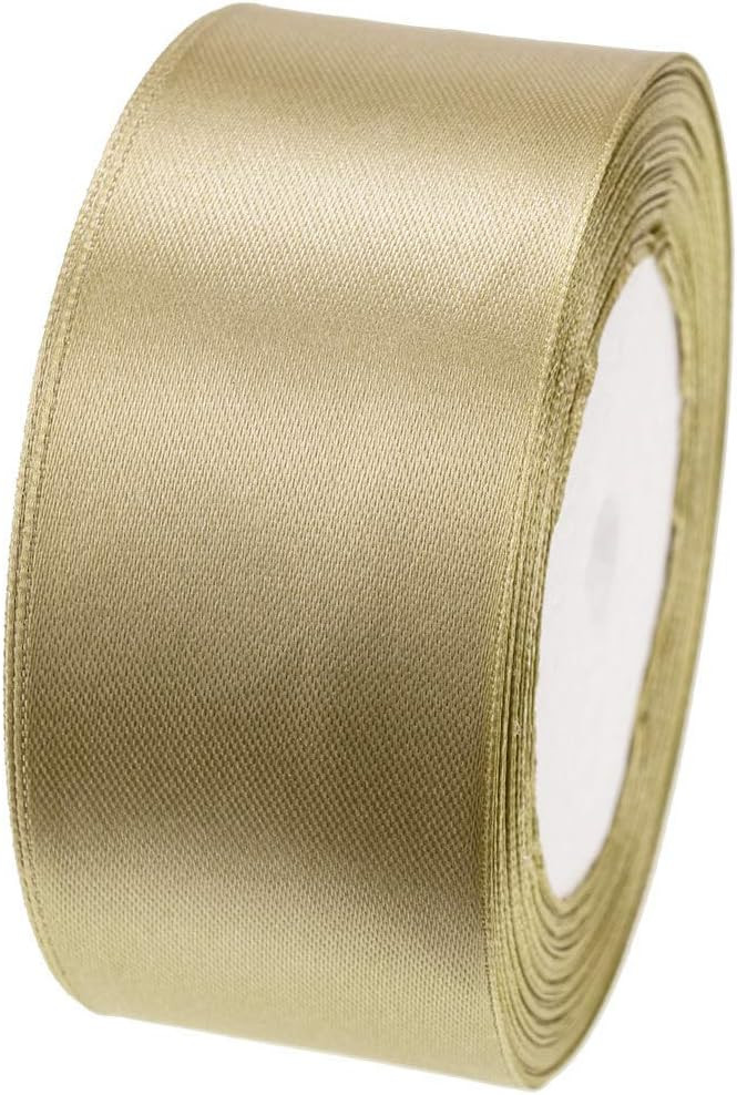 ATRBB 25 Yards 1-1/2 inch Wide Satin Ribbon Perfect for Wedding,Handmade Bows and Gift Wrapping(O... | Amazon (US)