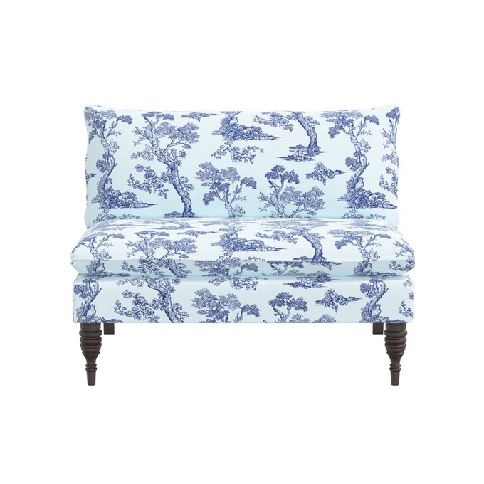 Click for more info about Red from Scalamandre Crafted by Cloth & Company Concord Settee in Pattern